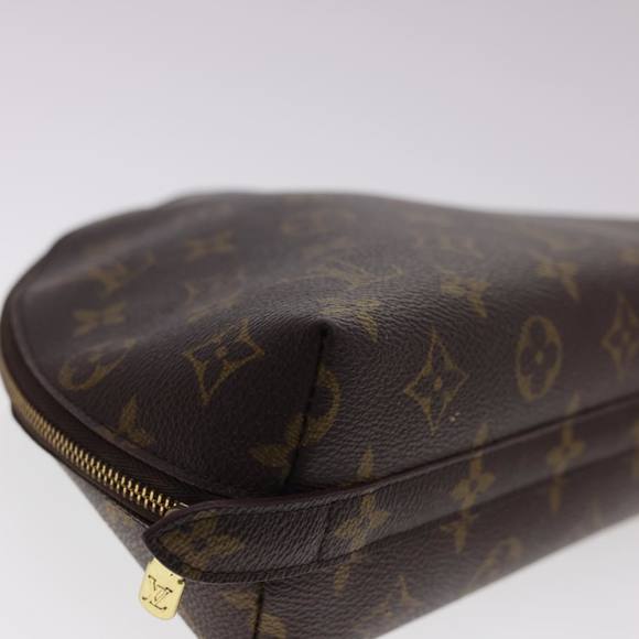 LOUIS VUITTON Monogram Trousse Demi Ronde Cosmetic Pouch M47520 LV Auth hk660 - Picture 14 of 16
